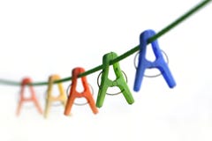 Colorful Clothes Pin Royalty Free Stock Photography Colorful Clothes Pin Royalty Free Stock Photography