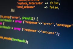 Colorful computer programing code Colorful computer programing code