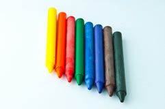 Colorful Crayons Royalty Free Stock Photography