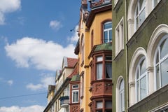 Colorful European Houses Royalty Free Stock Photos Colorful European Houses Royalty Free Stock Photos