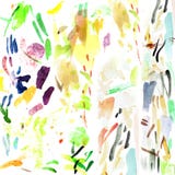 Colorful Expressionist Watercolor Brush Texture Stock Image