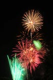 Colorful Fireworks In The Night Sky Stock Image Colorful Fireworks In The Night Sky Stock Image