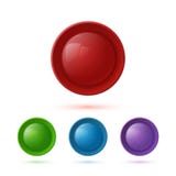Colorful glossy button icon set Royalty Free Stock Images Colorful glossy button icon set Royalty Free Stock Images