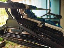 Hanger for cloths and home aludnry stock photo Hanger for cloths and home aludnry stock photo