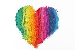 Colorful Heart Royalty Free Stock Photography