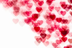 Colorful Heart Shape Background Stock Image
