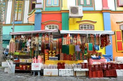 The colorful house of Tan Teng Niah in Singapore's Little India Stock Photo The colorful house of Tan Teng Niah in Singapore's Little India Stock Photo