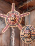 Colorful indian mask in stanley park vancouver canada stock images Colorful indian mask in stanley park vancouver canada stock images