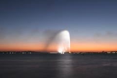 Colorful Jet Of Water Royalty Free Stock Photography Colorful Jet Of Water Royalty Free Stock Photography