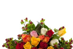 Colorful Mixed Bouquet Roses Stock Photos Colorful Mixed Bouquet Roses Stock Photos