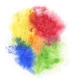Colorful paint splashes stock illustration Colorful paint splashes stock illustration