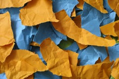 Colorful pieces of paper stock image Colorful pieces of paper stock image