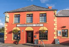 Colorful Pub in Portmagee stock photography Colorful Pub in Portmagee stock photography