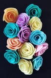 Handmade Felt Flowers royalty free stock image Handmade Felt Flowers royalty free stock image
