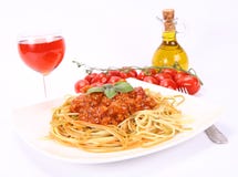 Colorful Spaghetti Bolognese Royalty Free Stock Images Colorful Spaghetti Bolognese Royalty Free Stock Images