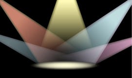 Colorful Spotlight Royalty Free Stock Photos Colorful Spotlight Royalty Free Stock Photos