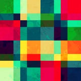 Colorful Square Seamless Pattern With Blob Effect Stock Images Colorful Square Seamless Pattern With Blob Effect Stock Images