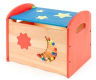 Colorful Toy Box For Kids Royalty Free Stock Image