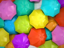 Colorful Umbrellas Royalty Free Stock Photography Colorful Umbrellas Royalty Free Stock Photography