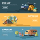Colorful vector flat banner set. royalty free illustration Colorful vector flat banner set. royalty free illustration