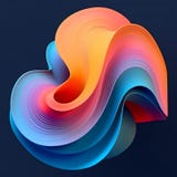 Colorful waves abstract background