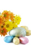 Colorful Wrapped Chocolate Easter Eggs Stock Photography Colorful Wrapped Chocolate Easter Eggs Stock Photography
