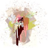 colour paint splat 皇族释放例证 colour paint splat 皇族释放例证