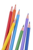 Colour pencils isolated on white background close up stock photo Colour pencils isolated on white background close up stock photo