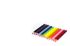 Colour pencils isolated on white background royalty free stock images Colour pencils isolated on white background royalty free stock images