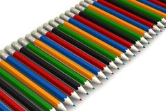 Coloured Pencils Stock Photography