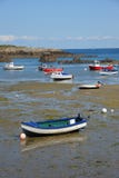 Colourful boats in the bay Guernsey, Channel Islands Royalty Free Stock Images Colourful boats in the bay Guernsey, Channel Islands Royalty Free Stock Images