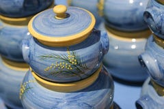 Colourful Ceramics On The French Riviera Stock Photos Colourful Ceramics On The French Riviera Stock Photos
