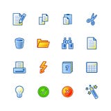 Colourful document icons