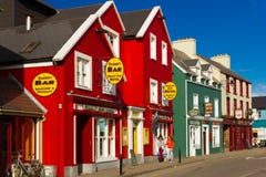 Colourful houses. Strand street. Dingle. Ireland Stock Photo Colourful houses. Strand street. Dingle. Ireland Stock Photo