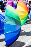 Colourful rainbow pride umbrella royalty free stock photo Colourful rainbow pride umbrella royalty free stock photo