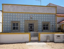 Tiled House On Ilha De Culatra Portugal stock images Tiled House On Ilha De Culatra Portugal stock images