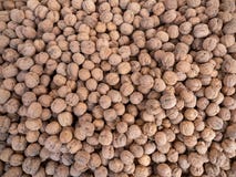 Colpo sopraelevato delle noci sgusciate fotografia stock libera da diritti Colpo sopraelevato delle noci sgusciate fotografia stock libera da diritti