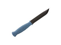 Coltello su un bianco immagini stock libere da diritti Coltello su un bianco immagini stock libere da diritti