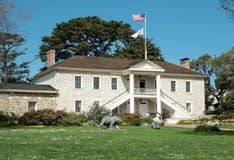 Colton Hall, Monterey, California stock photography Colton Hall, Monterey, California stock photography