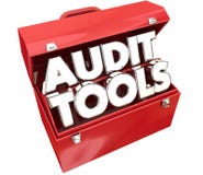 Comentario de la contabilidad de impuesto de la caja de herramientas de las herramientas de auditoría libre illustration Comentario de la contabilidad de impuesto de la caja de herramientas de las herramientas de auditoría libre illustration