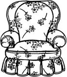 Comfortabele Wapenstoel royalty-vrije illustratie Comfortabele Wapenstoel royalty-vrije illustratie