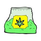 Comic Cartoon Bag Of Weed Stock Photos Comic Cartoon Bag Of Weed Stock Photos
