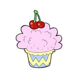 Comic Cartoon Cupcake Royalty Free Stock Photos Comic Cartoon Cupcake Royalty Free Stock Photos