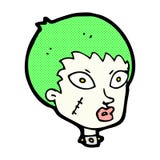 Comic Cartoon Female Zombie Head Royalty Free Stock Photos Comic Cartoon Female Zombie Head Royalty Free Stock Photos