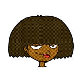 Comic Cartoon Mean Female Face Royalty Free Stock Images Comic Cartoon Mean Female Face Royalty Free Stock Images