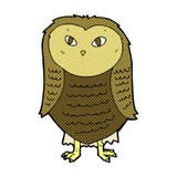 Comic Cartoon Owl Stock Photo