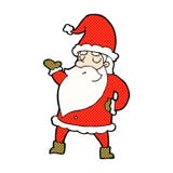 Comic Cartoon Santa Claus Royalty Free Stock Image Comic Cartoon Santa Claus Royalty Free Stock Image