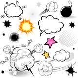 Comic Design Elements Stock Photography Comic Design Elements Stock Photography