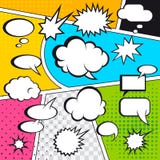 Comic speech bubbles vector illustration Comic speech bubbles vector illustration