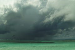 Coming Sea Storm, Hurricane. Stock Photography